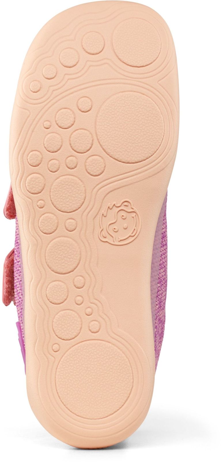 Dětské barefoot boty Affenzahn Sneaker Knit Happy - Flamingo